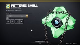 The greatest shaders for the Fettered Ghost Shell [upl. by Tania]