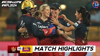 RCB vs UPW 2nd Match WPL 2024 Highlights  Women IPL Highlights 2024  Cricket wpl 2024 highlights [upl. by Negaet]