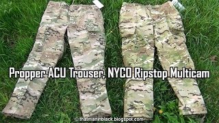 Propper ACU Trouser NYCO Ripstop Multicam Pants [upl. by Enrobialc]