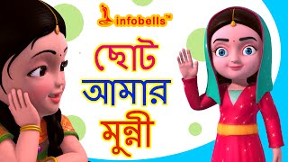 Baby Doll Song  Bengali Rhymes for Children  Infobells [upl. by Liban276]