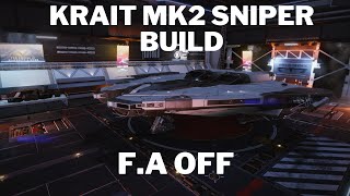 Elite DangerousKrait MK2Sniper Build [upl. by Halima946]