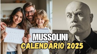 MUSSOLINI CANZONE CALENDARIO 2025 [upl. by Racklin]