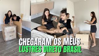 Live CHEGARAM TODOS OS LUSTRES DIRETO DO BRASIL PARA NOSSA CASA [upl. by Nnairac]