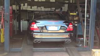 E55 AMG muffler delete [upl. by Trela800]