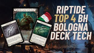 Flesh amp Blood  Top 4 Battle Hardened Bologna Riptide Deck Tech [upl. by Chlori286]