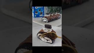 No bake Oreo Dessert 😍most easy recipe 🧑‍🍳foryou food oreocake nobake dessert shorts explore [upl. by Truman]