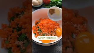 Savory Pancakes Food Recipe [upl. by Ycniuq]