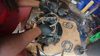 U151E burnt clutch transmission teardown 2005 toyota Sienna [upl. by Essy]