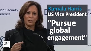 MSC 2024 Kamala Harris about the US in the world  BR24 [upl. by Isyed]