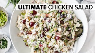 BEST CHICKEN SALAD RECIPE  easy amp healthy [upl. by Nickolaus]