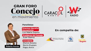 Caracol Radio y W Radio te invita al Gran Foro concejo en movimiento [upl. by Rasmussen]