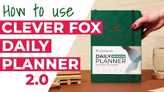 How to Use the Clever Fox Daily Planner 2nd Edition [upl. by Humble460]