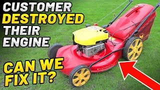 CUSTOMERS MOWER VIBRATES AFTER HITTING A POST  Can We Fix It [upl. by Montford588]