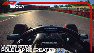 Valtteri Bottas EmiliaRomagnan Grand Prix 2020 Pole Lap Recreated [upl. by Ricardo281]