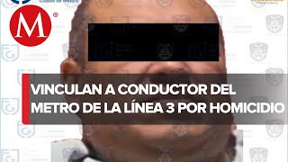 Vinculan a proceso a conductor de tren que chocó en Línea 3 del Metro de CdMx [upl. by Ayotak]