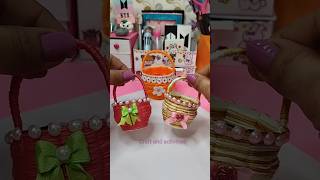 DIY Paper Cup Basket minibasket papercupcraftdiythreadbasket [upl. by Longo]