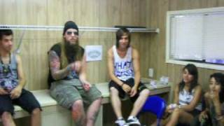 Eyes Set to Kill Ice Nine Kills Suicide Silence interview  PART 2 [upl. by Onitsuj445]