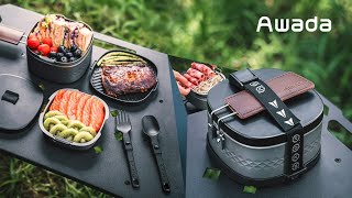 Now on Kickstarter Awada Lunch Box Easily Take The Kitchen Outdoors [upl. by Jamison]