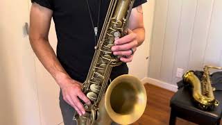 Selmer Reference 54 Tenor Saxophone Demo wwwdcsaxcom [upl. by Bagley]