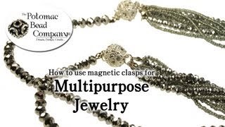 How to Use Magnetic Claspse for Making MultiPurpose Jewelry [upl. by Iago]