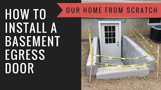 How to Install a Basement Egress [upl. by Rednirah426]