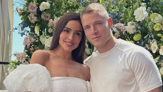 Olivia Culpo and Christian McCaffrey Are MARRIED [upl. by Sallie]