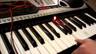 Homemade Damper Pedal for Keyboard [upl. by Anirual782]