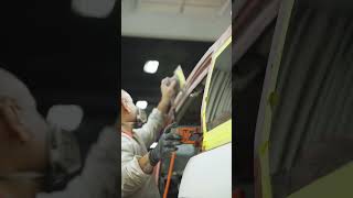 Transformation in Progress westcoastcustoms wcc hondaelement custompaint customcars [upl. by Dittman]