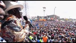 KALONZO NDIO NAWACHIA SIASA YANGU KENYAEMOTIONAL AS RAILA MAKES HIS LAST SPEECH [upl. by Eeraj]