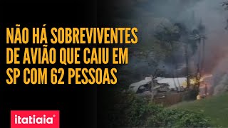 PREFEITURA DE VALINHOS CONFIRMA NÃO HÁ SOBREVIVENTES EM AVIÃO QUE CAIU EM SP [upl. by Kinsman]