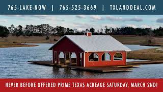 Lakefront Acreage  Texas [upl. by Halludba]