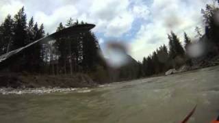 Eine erste Wildwasserkajaktour auf der Salzach [upl. by Oswald]