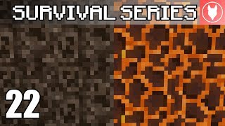 Minecraft Survival 1  22  The Redstone Soul Sand  Magma Block Elevator  Bedrock Edition [upl. by Ynot]