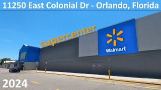 Walmart Supercenter at 11250 East Colonial Drive in Orlando Florida  Shopping Store 890 [upl. by Sucramej456]