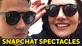 We Tried Snapchat Spectacles • Saf amp Tyler [upl. by Ybhsa]