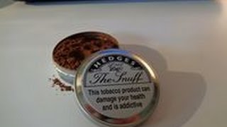 Schnupftabak Review Hedges L260 The Snuff [upl. by Hgielsa800]