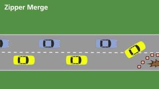 Zipper Merge Demonstration [upl. by Alina959]