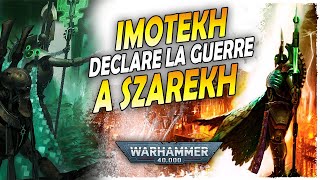 Une guerre civile chez les NECRONS  Nexus Pariah 03  LORE WARHAMMER 40K  Imotekh contre Szarekh [upl. by Ocram]