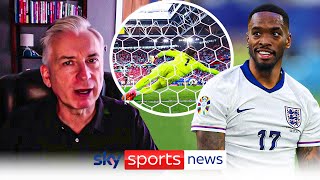 Alan Smith reacts to Ivan Toneys no look penalty for England at Euro 2024 [upl. by Jaco]