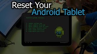 How To Reset Your Android Tablet [upl. by Ybhsa399]