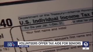 AARP volunteers offer free tax help for seniors [upl. by Oidiple671]