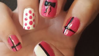 4 Diseños de Uñas Básicos para Principiantes  4 Nail Designs for Beginners [upl. by Ailuj]