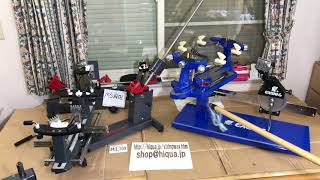 Stringway ML100 VS Eagnas Manual Crank Table Top Stringing Machine English [upl. by Madoc]