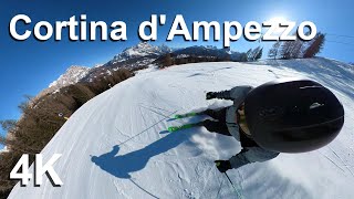 Ski resort Cortina dAmpezzo [upl. by Rozamond]