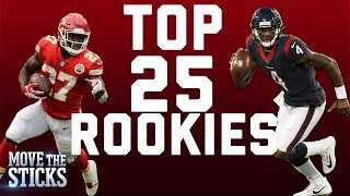 Top 25 Rookies of the 2017 Season So Far  Move the Sticks  NFL [upl. by Yffub]