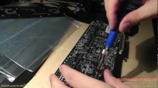 EVGA GTX690 Quad SLI BACKPLATE Installation [upl. by Bacon]