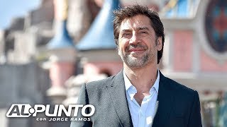 Javier Bardem cuenta detalles de su nueva película y dice por qué hablar de política es importante [upl. by Nelleyram229]