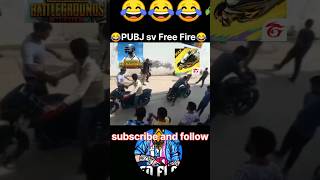 Free Fire vs PUBJ BJMI shorts shortsfeed freefireshorts gaming pubg [upl. by Lavena]