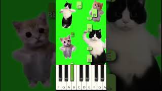 How To Play Cat Dancing Chinese Meme Song Synthesia  Sheet Piano catdancememe pianobeginners [upl. by Ayikan]