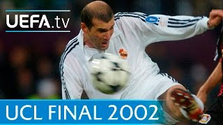 Real Madrid v Leverkusen  2002 UEFA Champions League final highlights [upl. by Aneela156]